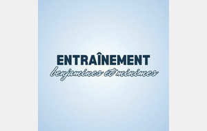 Entrainement Benjamines et Minimes